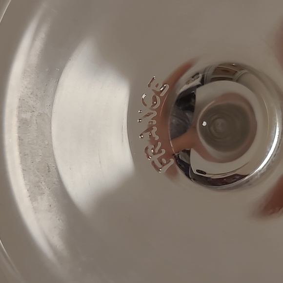 Set of 4 Handpainted Floral Crystal Wine Glasses - Picture 14 of 16